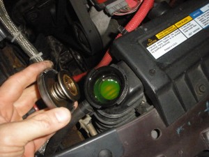 Checking coolant fluid